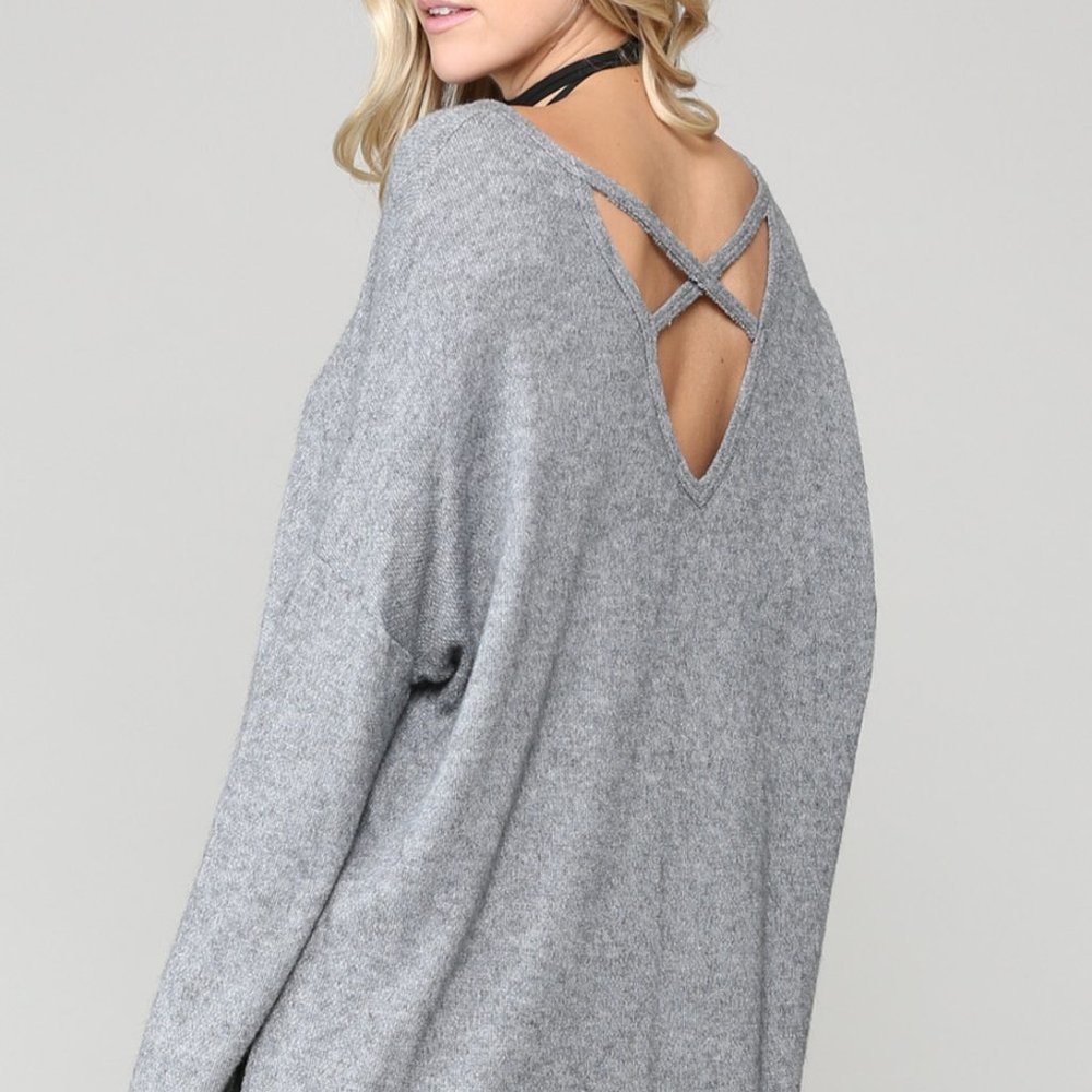 NWT Cross front and back top